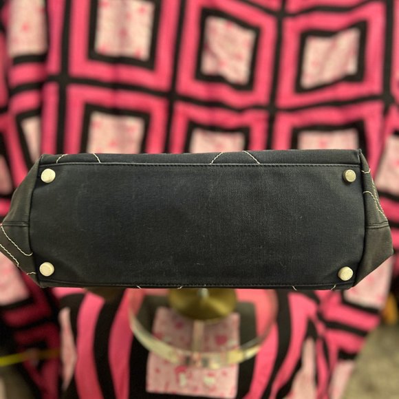 Chanel No. 5 Cruise Line Heavy Blue-Grey Canvas Super Good Condition - Picture 8 of 11